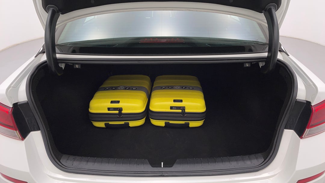 Boot Inside View with Luggage