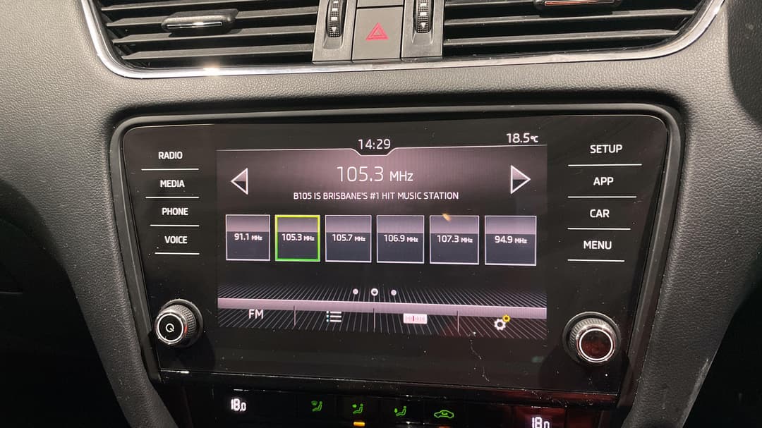 2020 SKODA Octavia 110 Tsi Base, Automatic, 78102 km, Infotainment System