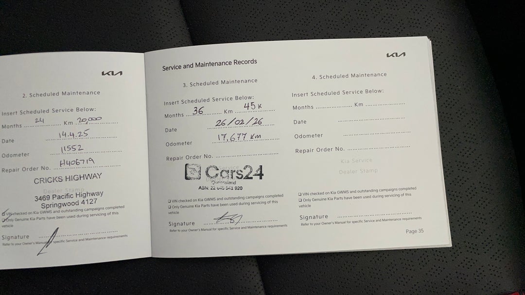 2023 Kia Picanto Gt (turbo) (pe), Manual, 17684 km, Service History
