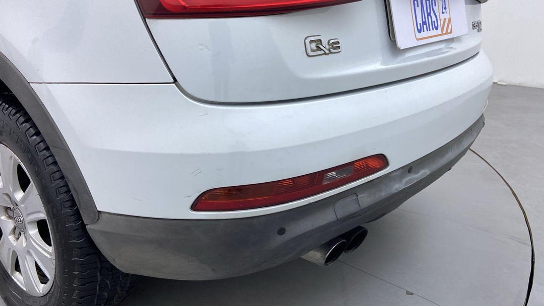 Left Rear Bumper/Cover Scratched (3 to 4 inches)