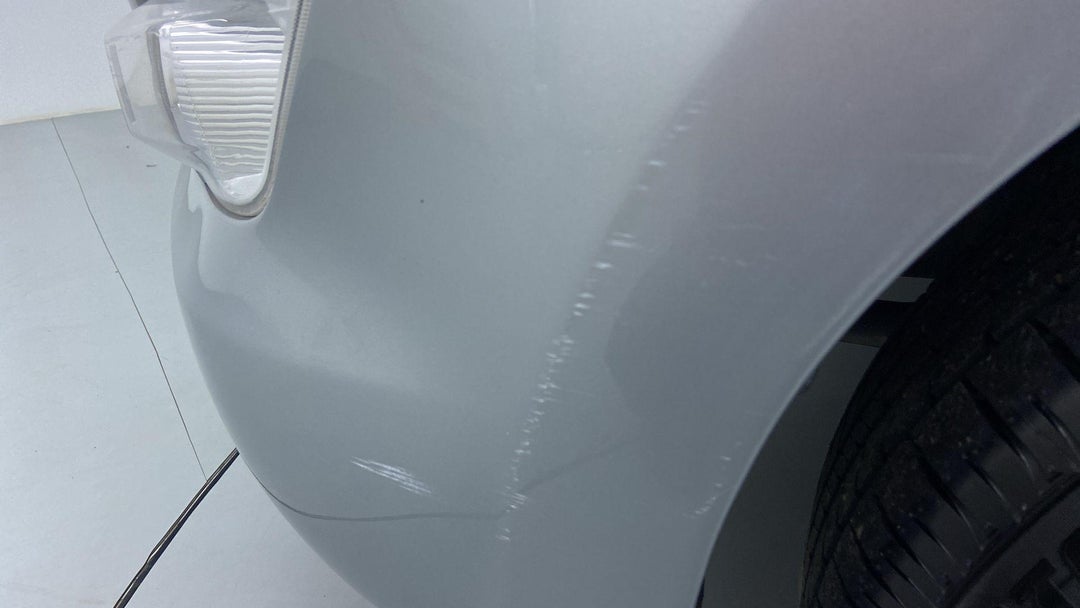 Front Left Bumper/Cover Heavy Scratch (1/8 to 1/2 inch)